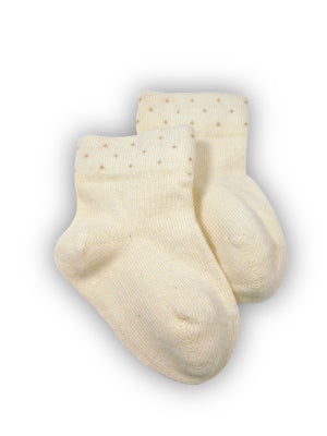 Bio-Socken dünn, naturweiß