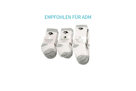 Black Robin Socken für ADM, einlagig (3er-Pack)