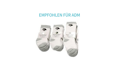 Black Robin Socken für ADM, einlagig (3er-Pack)