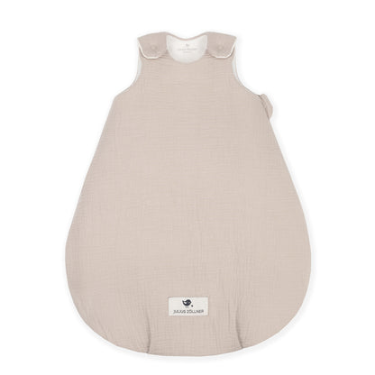 Bequemer atmungsaktiver Babyschlafsack von Mein Shop in sanftem Beige für angenehme Nächte